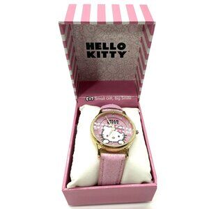Hello Kitty Pink Wristwatch With Box